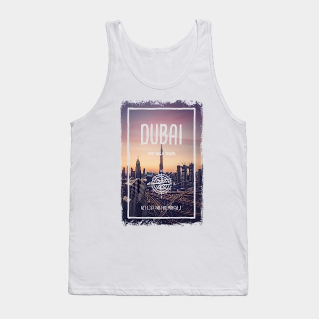 Dubai, United Arab Emirates, the gulf tiger city Tank Top by psychoshadow